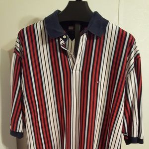 Mens XXL Tommy Hilfiger striped polo